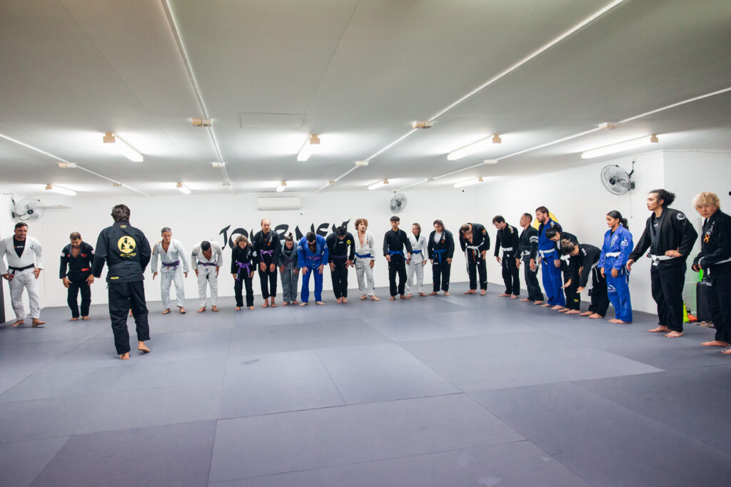 Journey Jiu-Jitsu members all together after Gi and NoGi class.