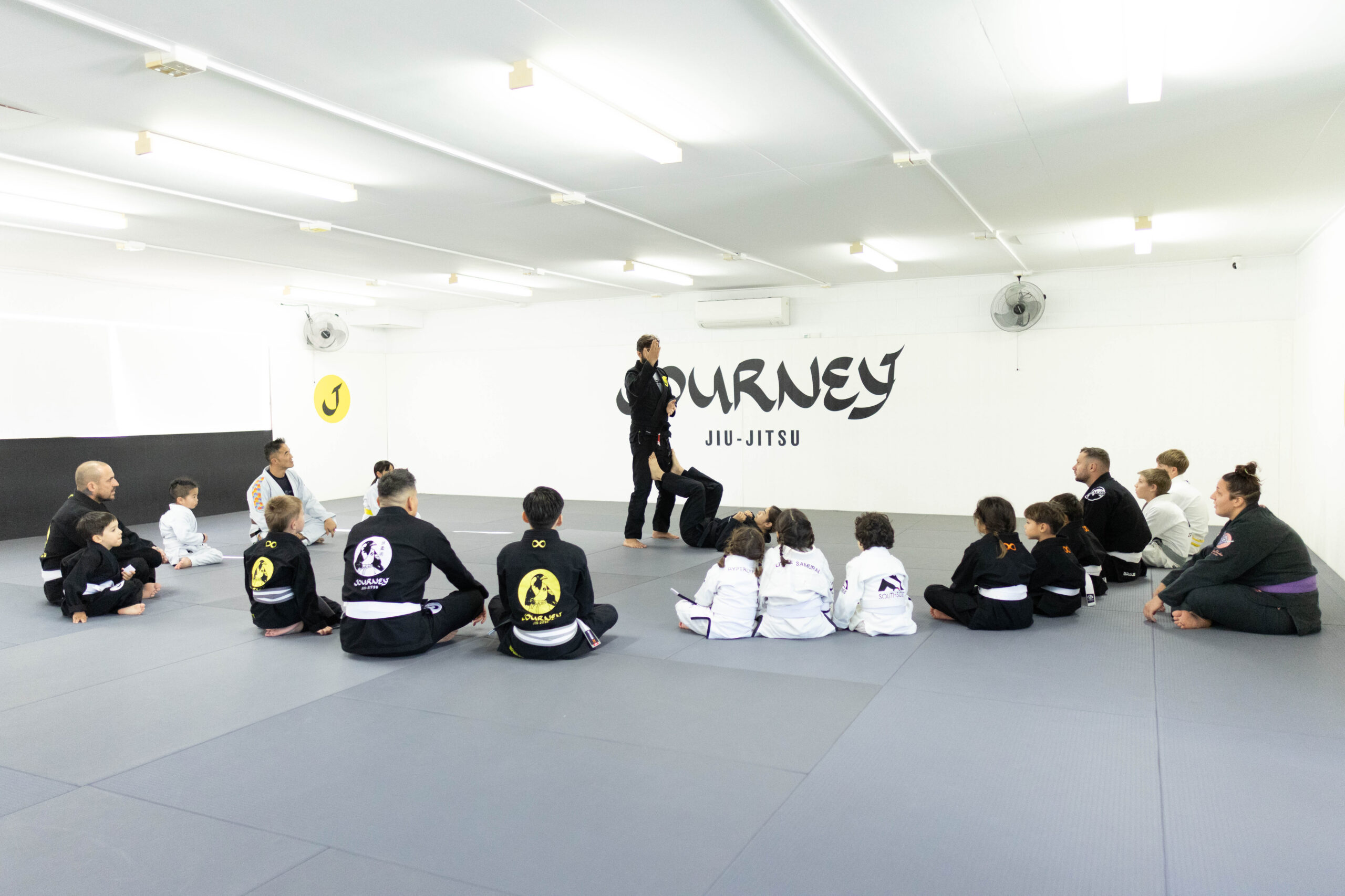 Parents and Kids class Saturday 9am at Journey Jiu-Jitsu.